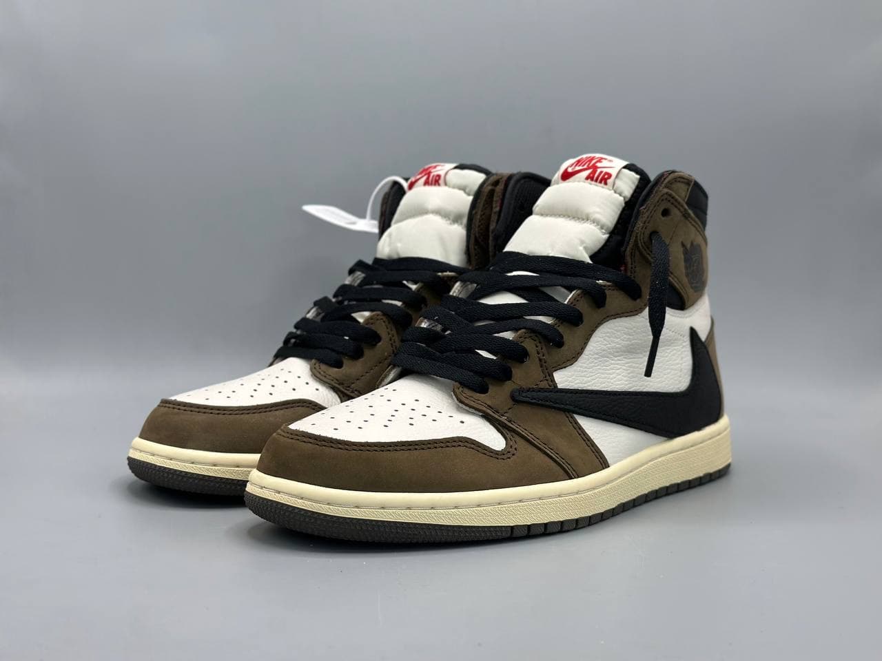 کتانی نایکی جردن1 اوجی موکا رپلیکا/Nike Air Jordab1 Travis — تصویر ۵