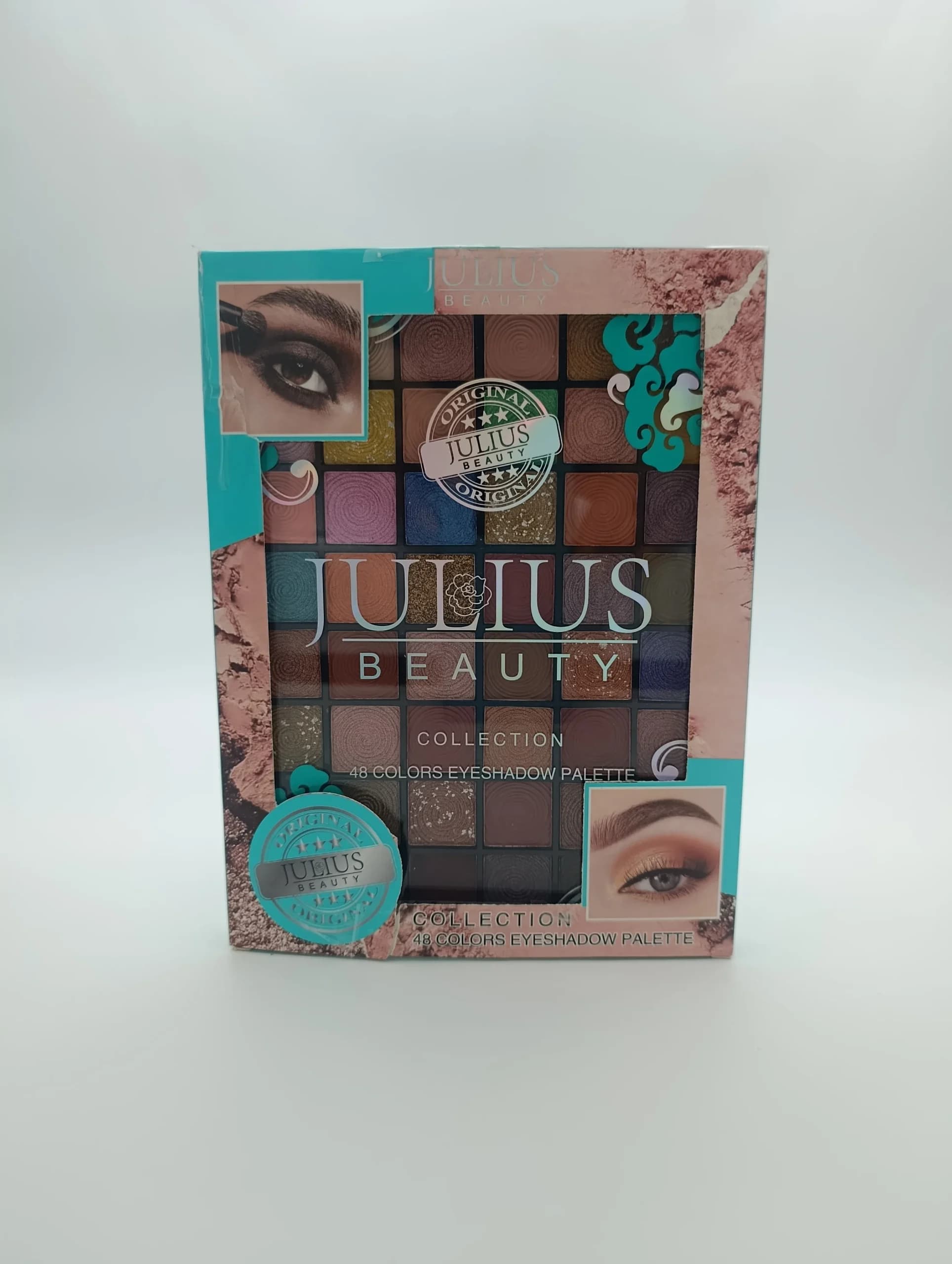 پالت سایه چشم ۴۸ رنگ جولیوس بیوتی Julius Beauty | پیگمنت فوق‌العاده بالا، مات و شاین دار (اورجینال)