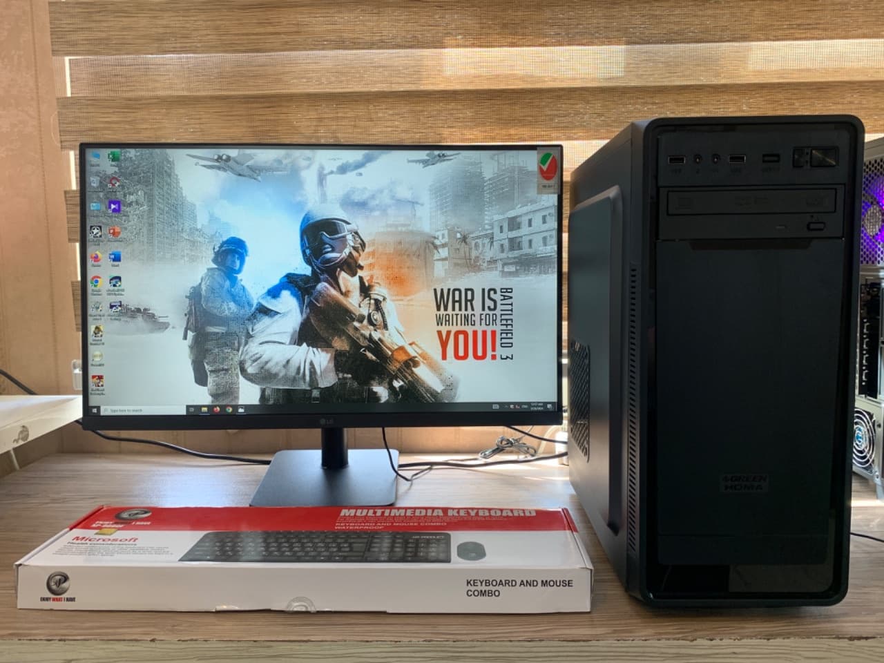 کامپیوتر گیمینگ-طراحی-اداری-خانگی Core i7 رم 16GB، گرافیک 8GB DDR5 کد L55 باگارانتی تعویض — تصویر ۲