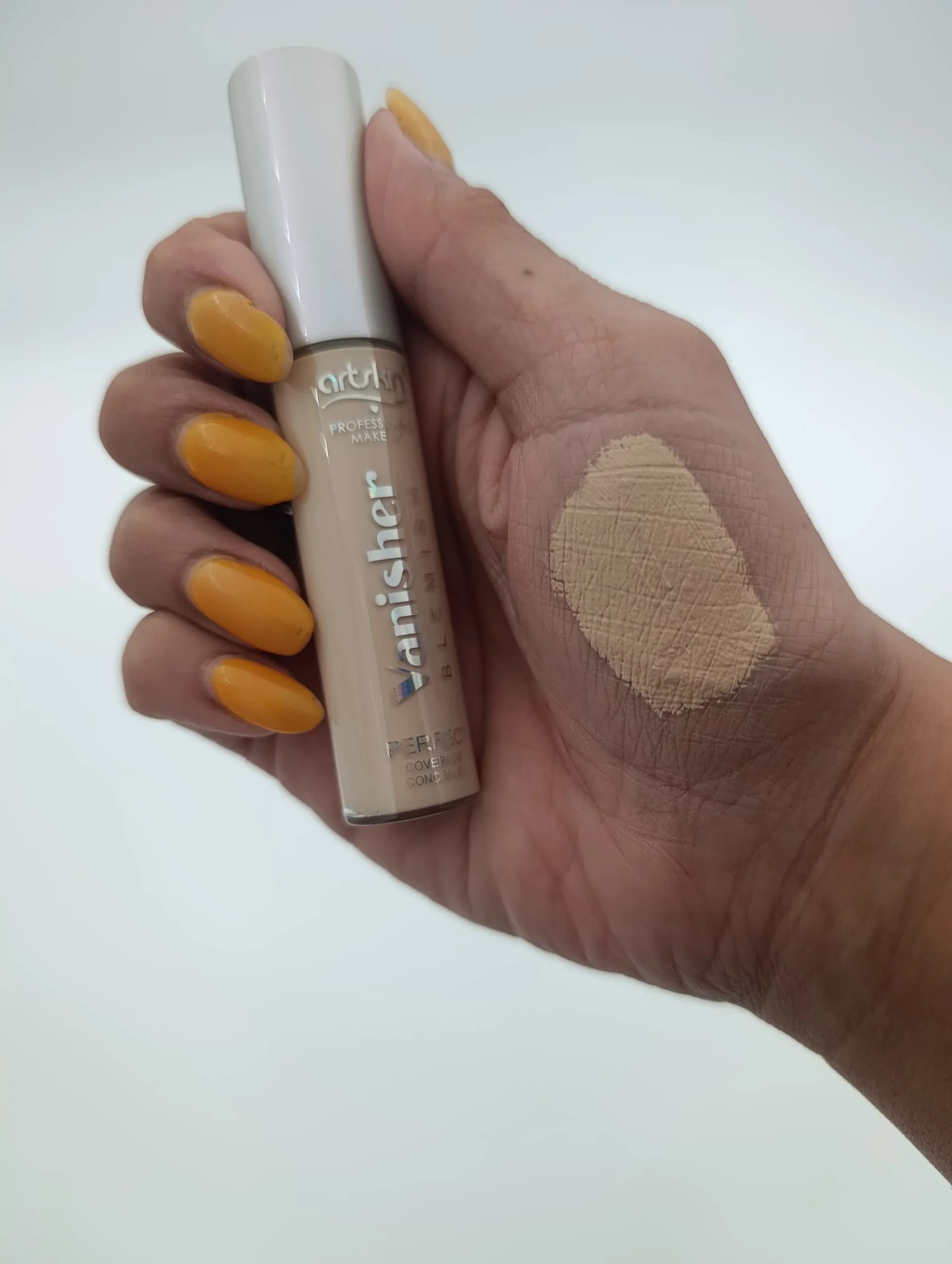 کانسیلر مایع آرت اسکین Artskin مدل ونیشر Vanisher | بافت کرمی فول کاور تیرگی و لک (اورجینال) — تصویر ۴