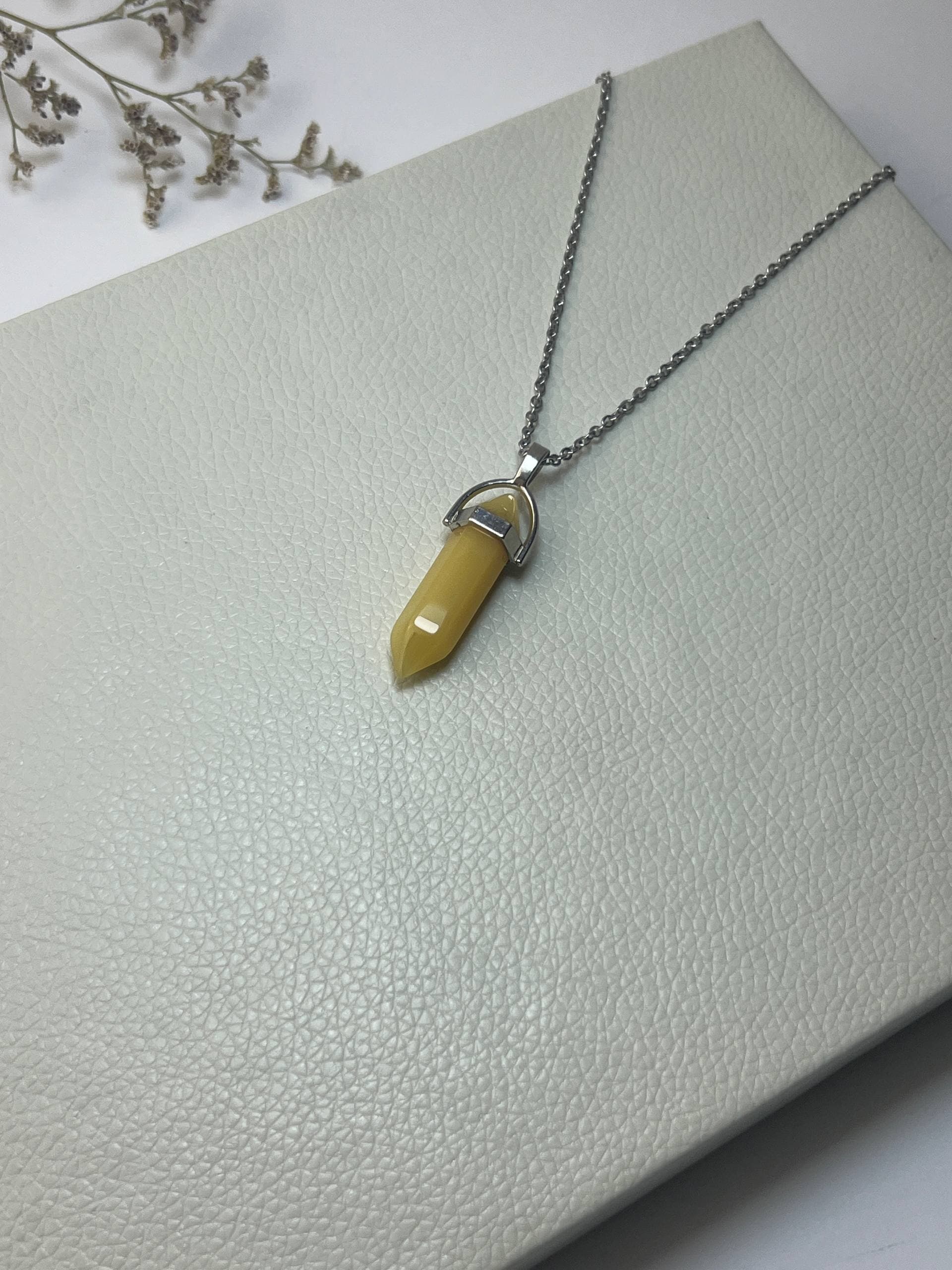 گردنبند سنگ سیترین (بهسازی شده)