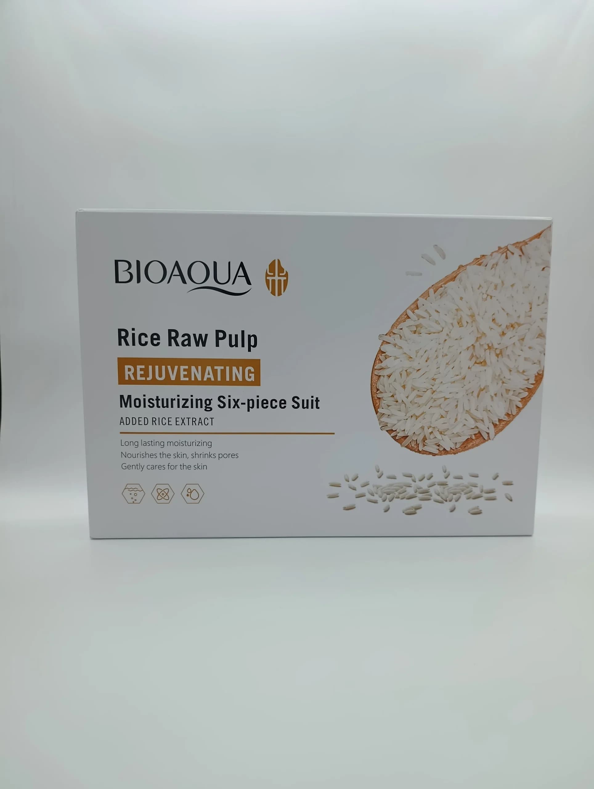 پک ۶ تکه بیوآکوا BIOAQUA | حاوی عصاره برنج روتین کامل پوست