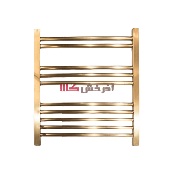 حوله خشک کن استیل طلا مات ارتفاع 60 سانتیمتر