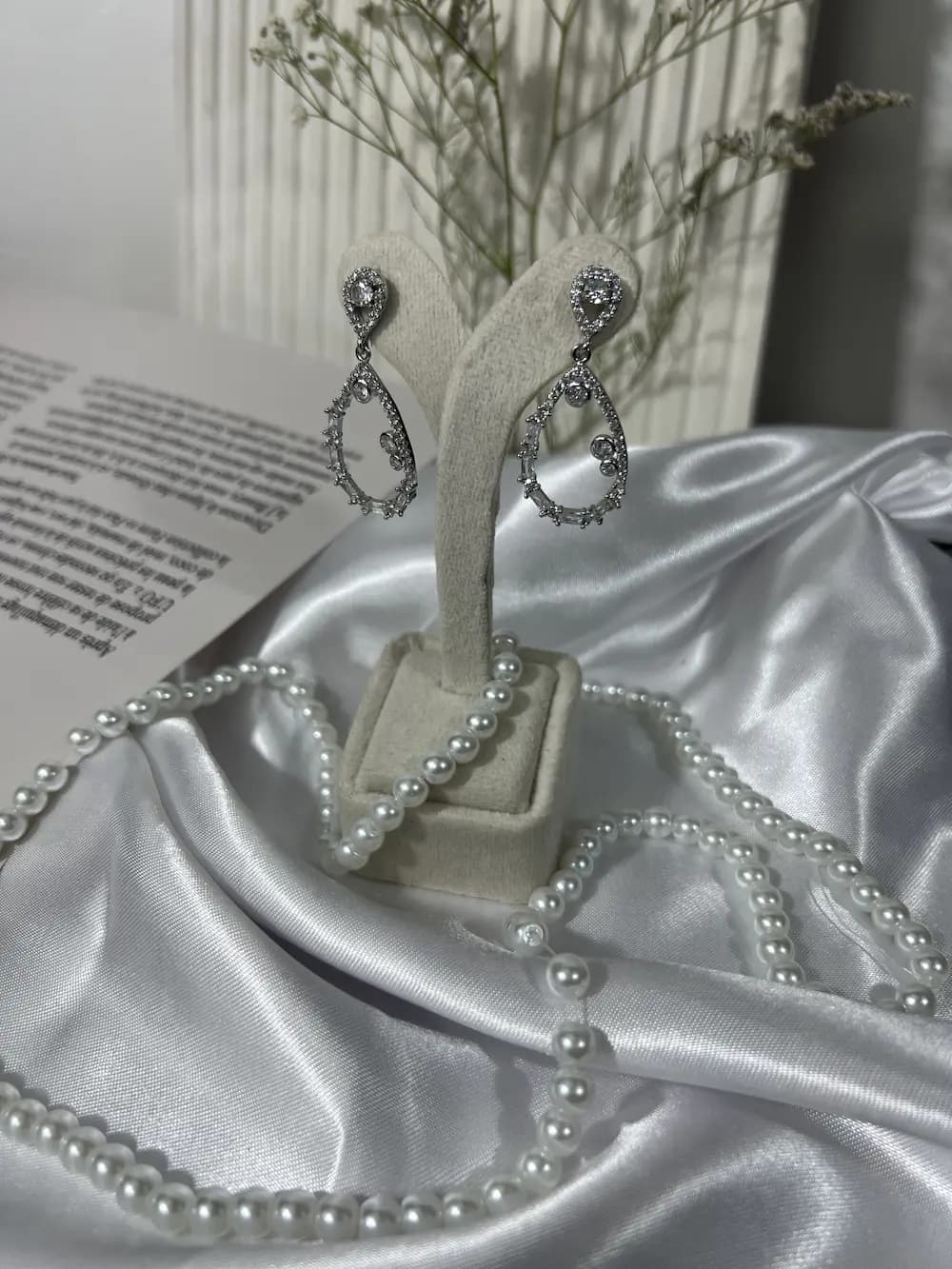 گوشواره جواهری اشک