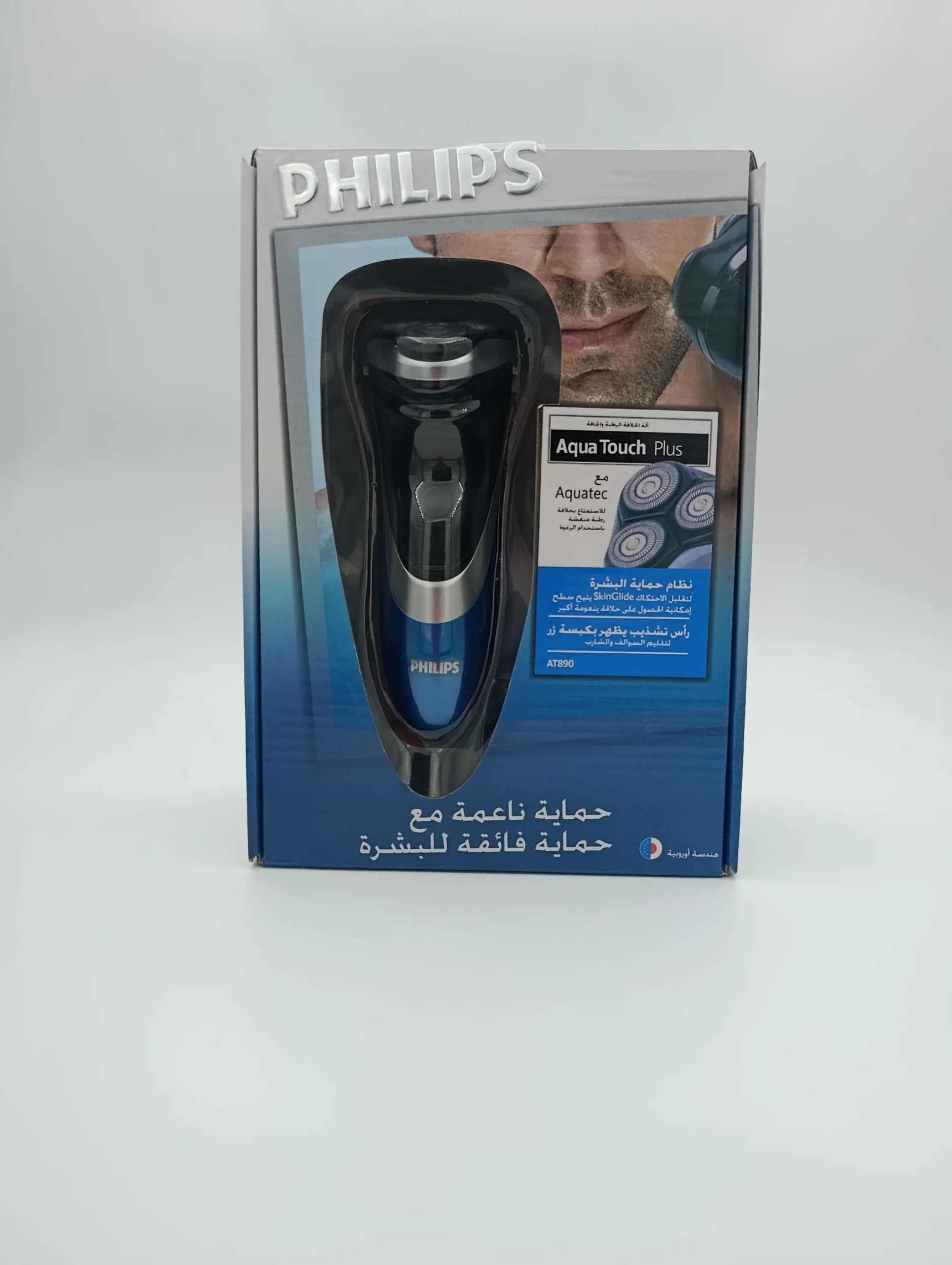 ماشین اصلاح فیلیپس مدل AT890/90 سری AquaTouch Plus | ریش تراش ضد آب