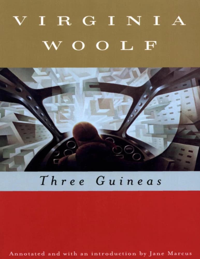 کتاب سه گینه (Three Guineas) اثر ویرجینیا وولف نسخه PDF انگلیسی