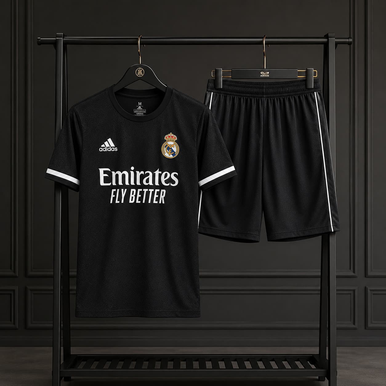 ست تیشرت و شلوارک ورزشی رئال مادرید | لباس هواداری Real Madrid | کد 1009 | مردانه و زنانه | گیفتیکس — تصویر ۲