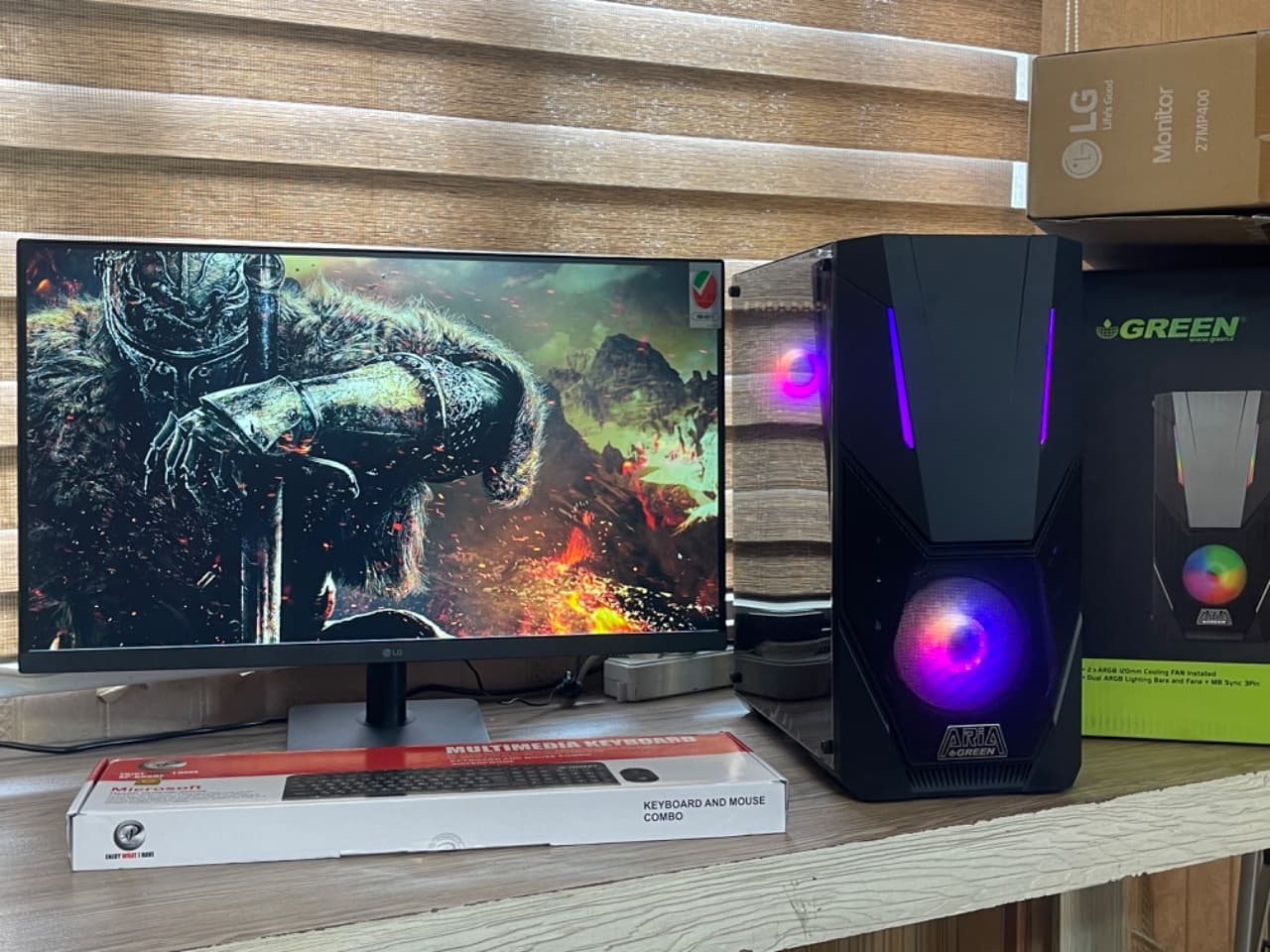 کامپیوتر گیمینگ-طراحی-اداری-خانگیRGB Core i5 ، رم 16GB، گرافیک 8GB DDR5 – کد H2 با گارانتی