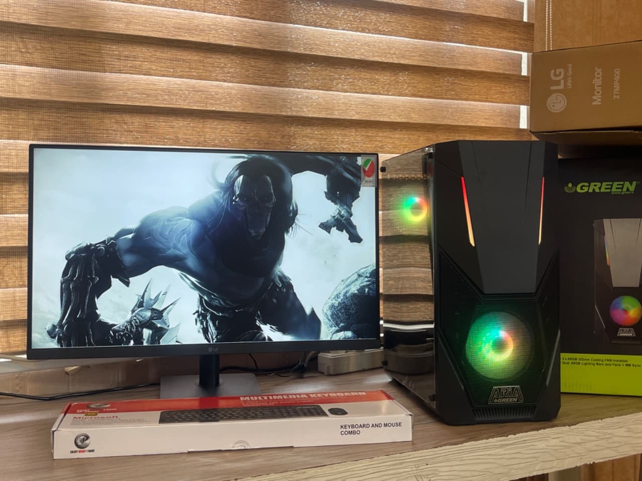 کامپیوتر گیمینگ-طراحی-اداری-خانگی RGB نسل 12 Core i5، رم 16GB ، گرافیک 8GB DDR5، هارد 1TB – کد G6 با 24 ماه گارانتی