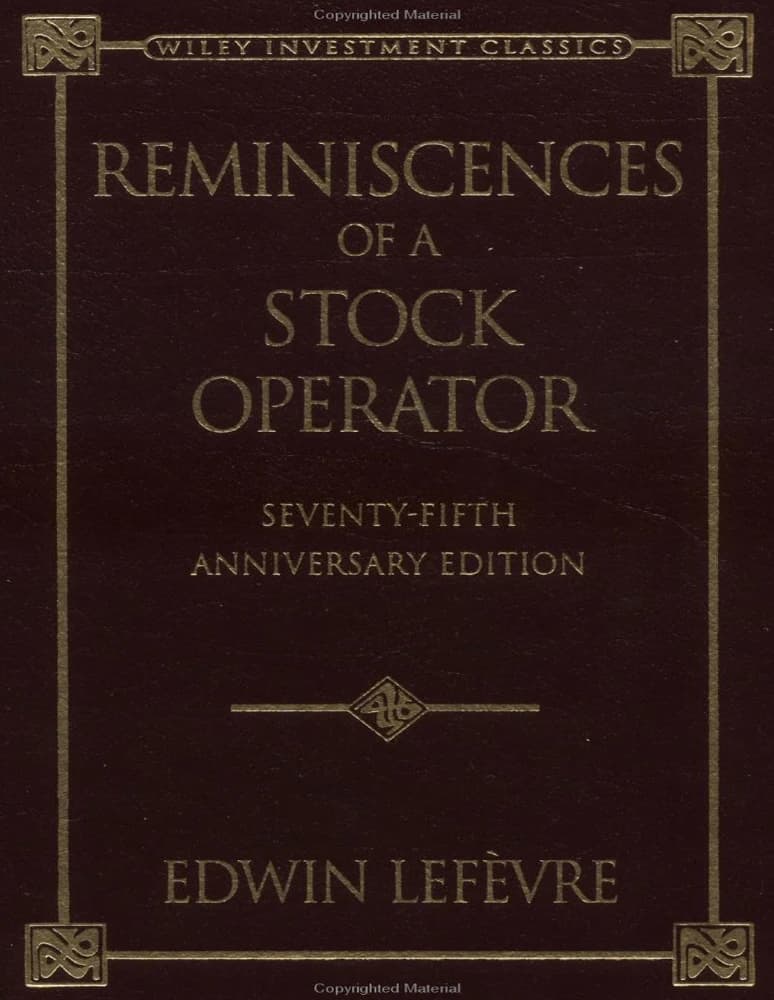کتاب خاطرات یک اپراتور بورس اثر ادوین لوفور (Edwin Lefèvre) نسخه PDF انگلیسی