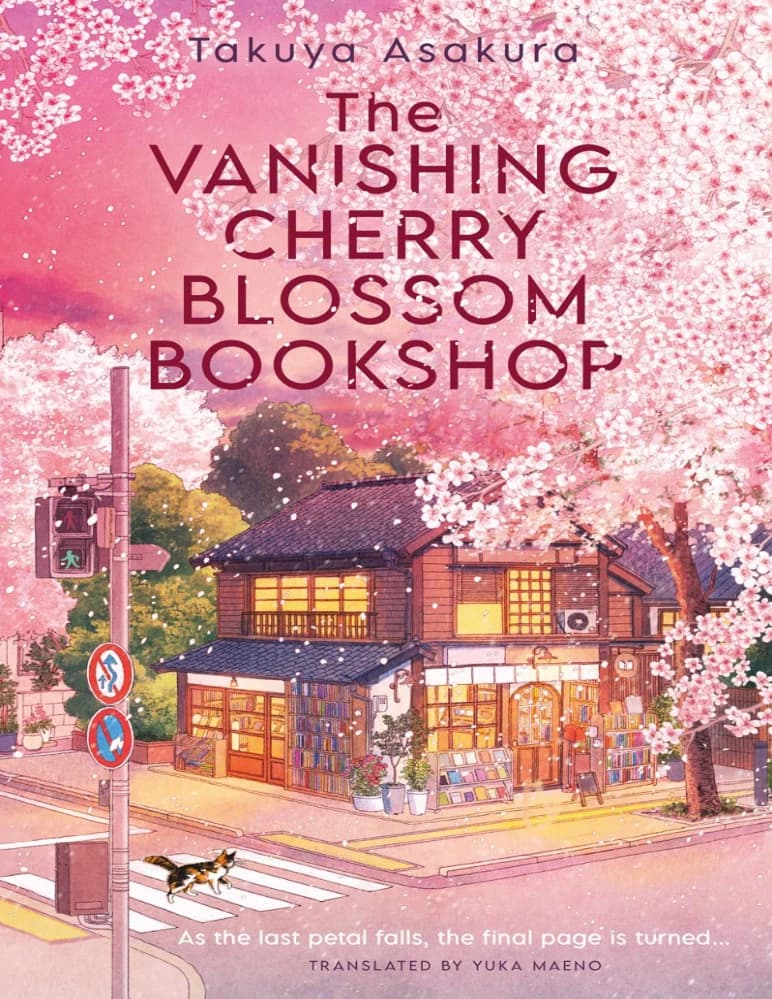 کتاب کتاب‌فروشی شکوفه گیلاس ناپدیدشده (The Vanishing Cherry Blossom Bookshop) اثر تاکویا آساکورا نسخه PDF انگلیسی