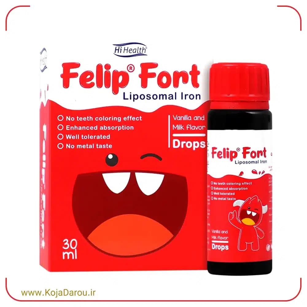 قطره آهن فلیپ فورت های هلث Felip Fort حجم 30 میلی لیتر