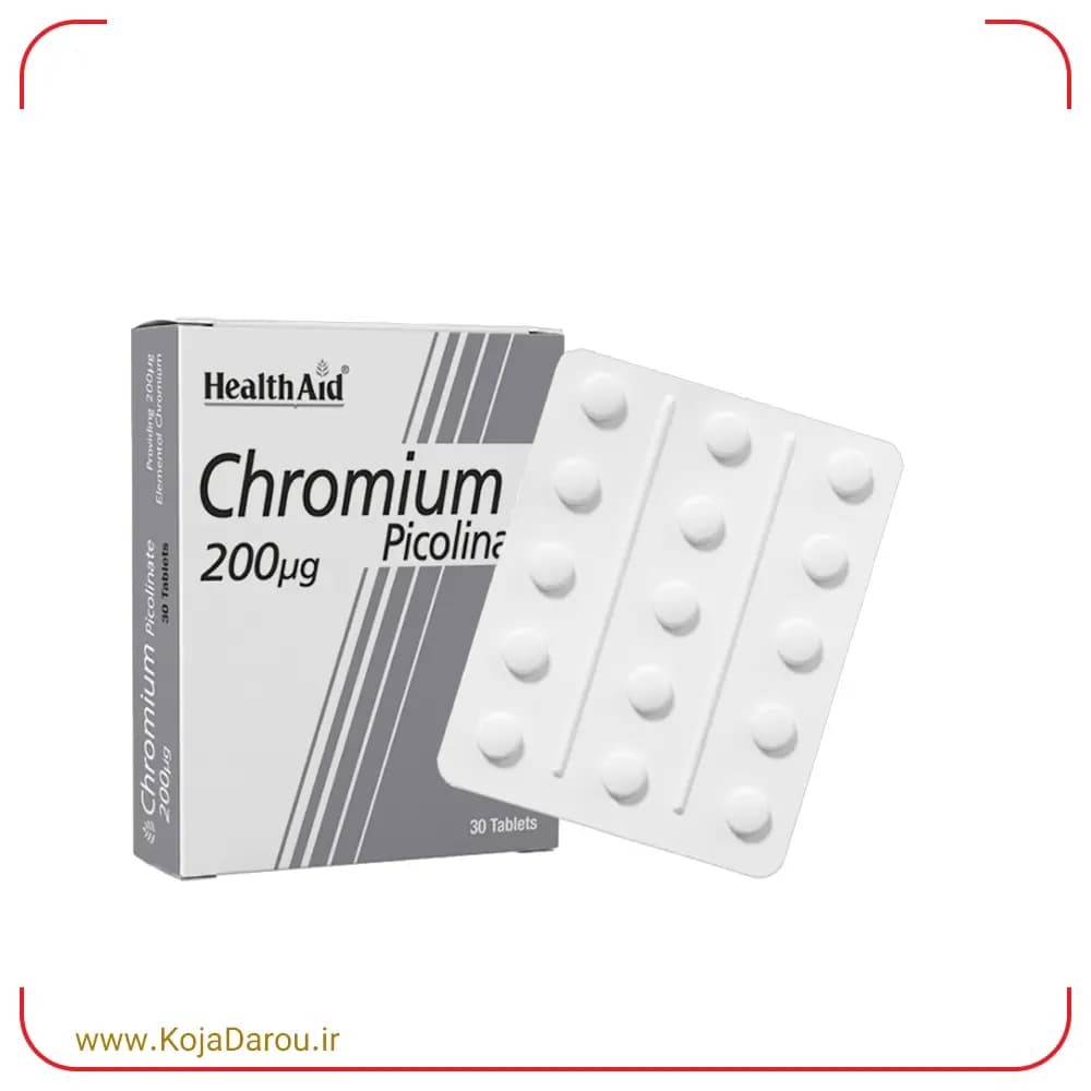 قرص کروم هلث اید Chromium بسته 30 عددی
