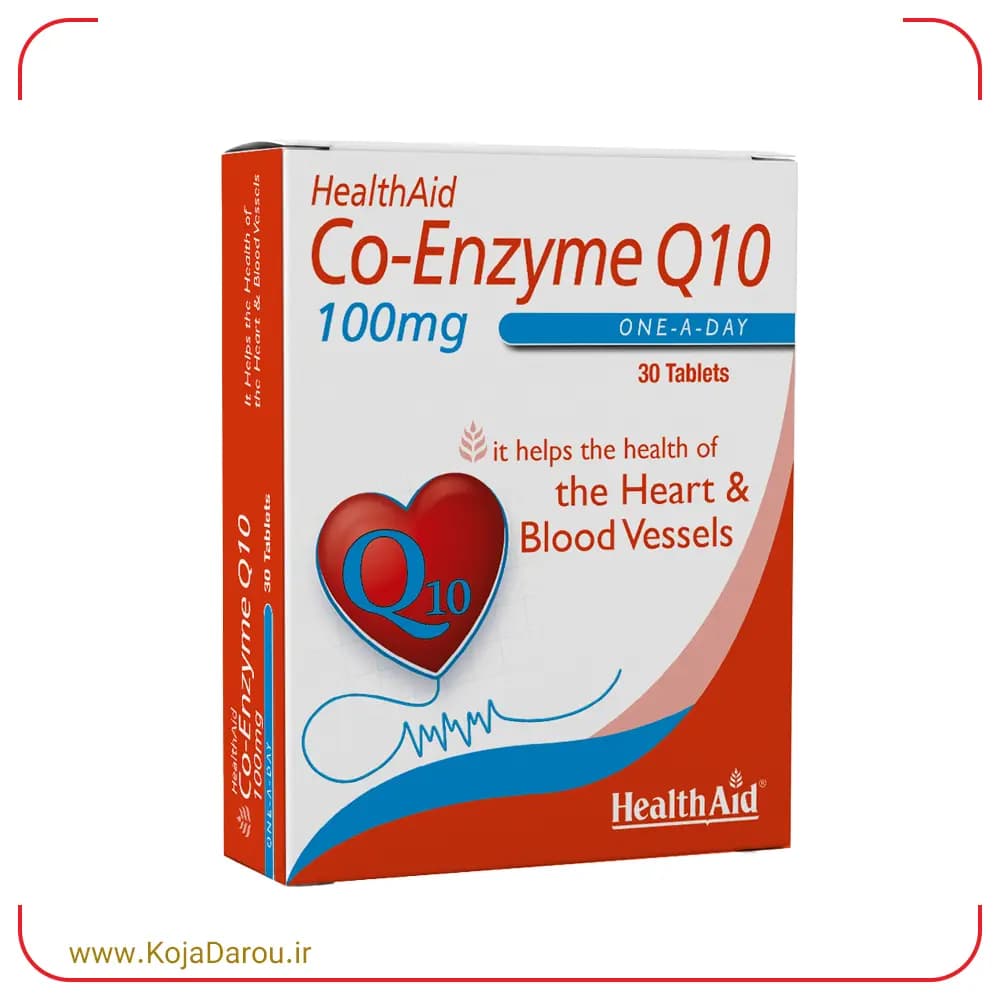قرص کوآنزیم کیوتن هلث اید 100 میلی گرم Co-Enzyme Q10 100 mg بسته 30 عددی