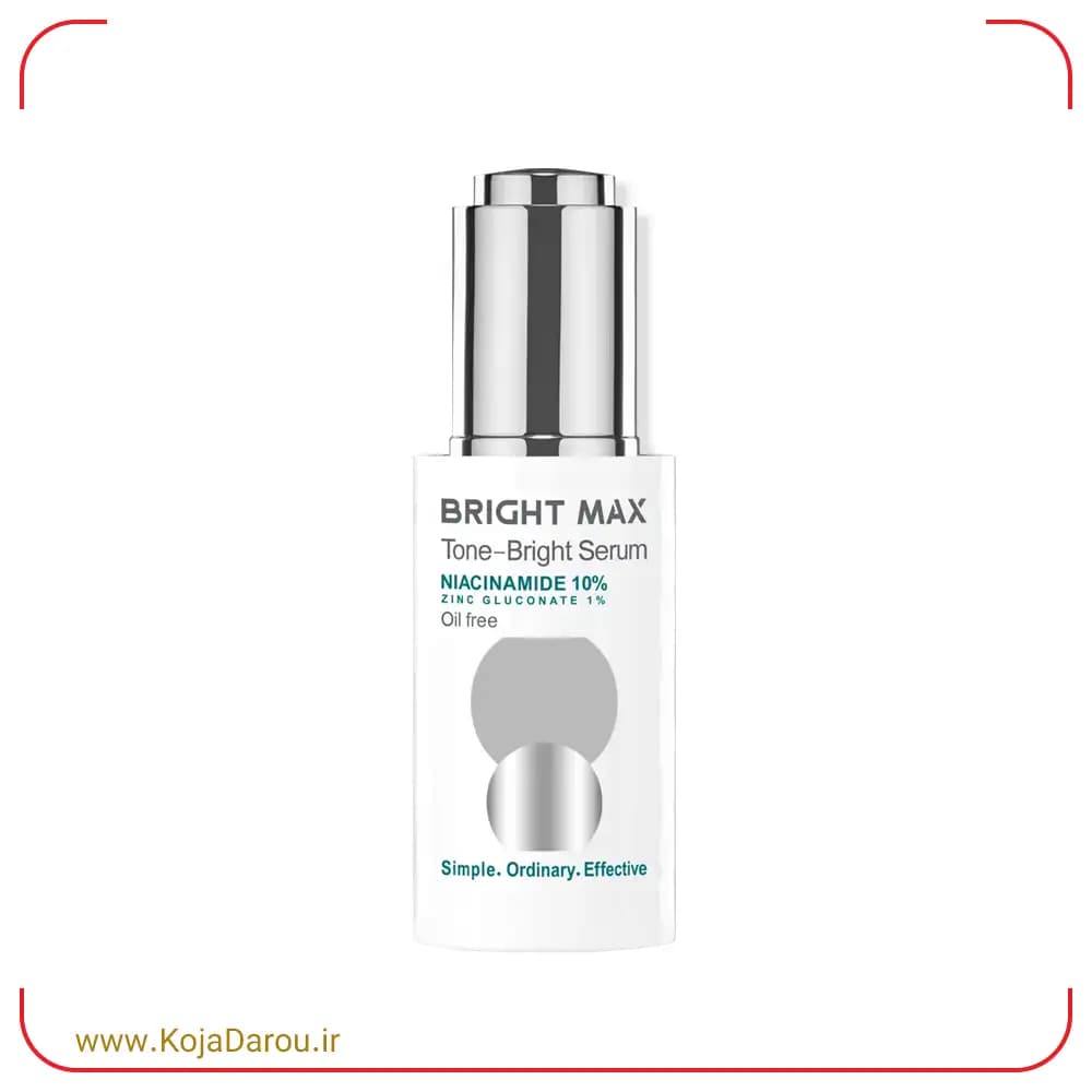 سرم نیاسینامید ۱۰درصد تن برایت برایت مکس Bright Max حجم 30 میلی لیتر