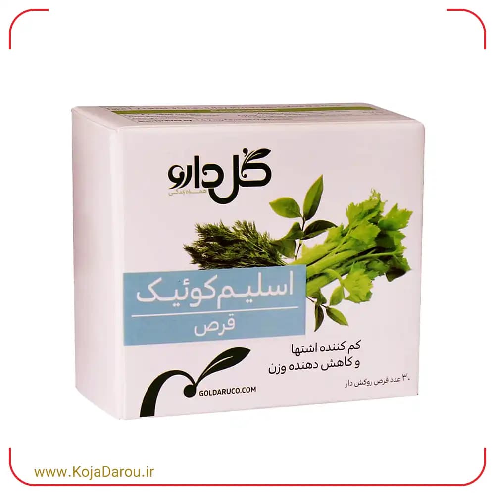 قرص اسلیم کوئیک گل دارو Slim Quick بسته 30 عددی