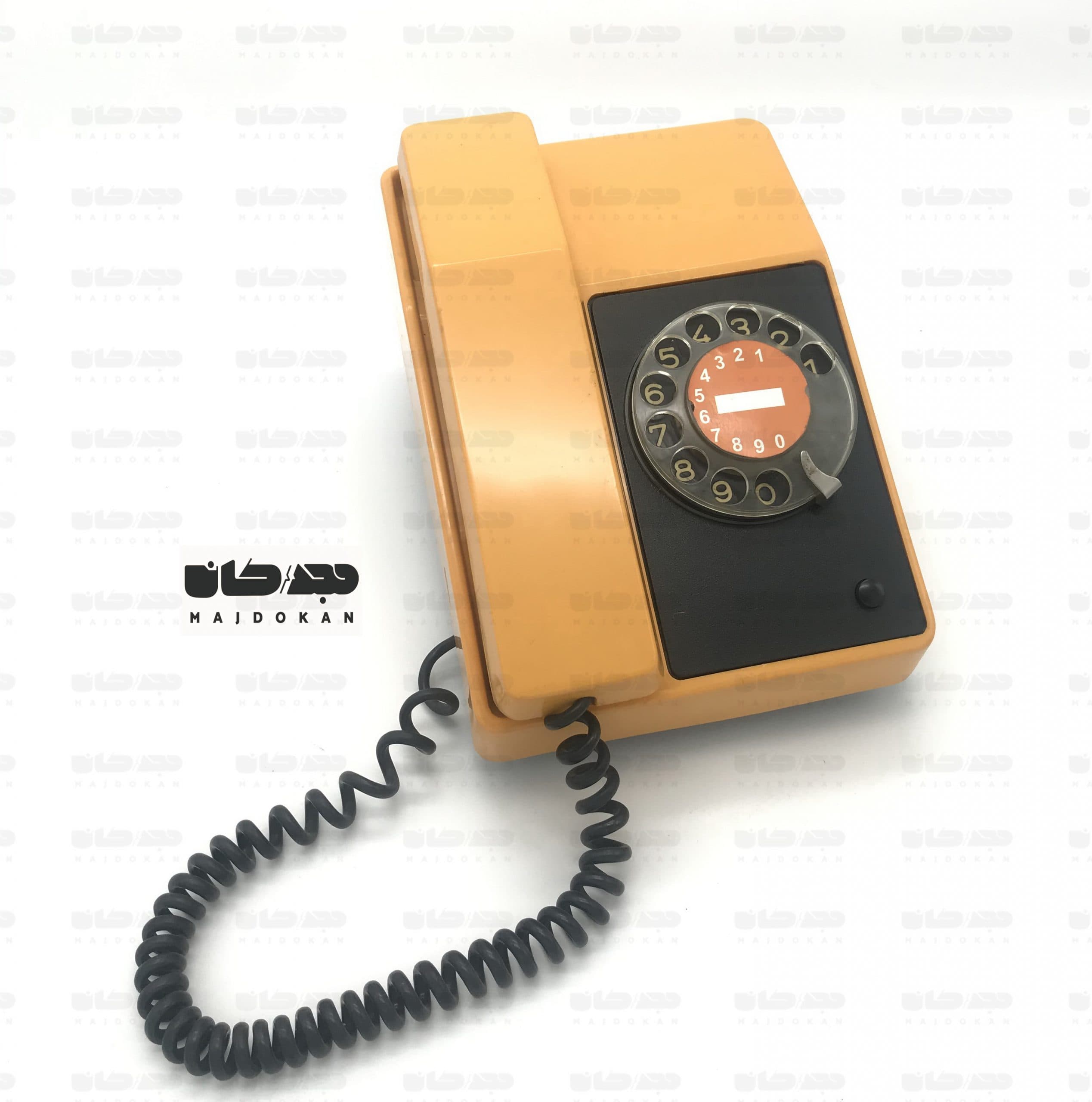 تلفن آلمانی زرد رنگ – German Vintage Telephone — تصویر ۴