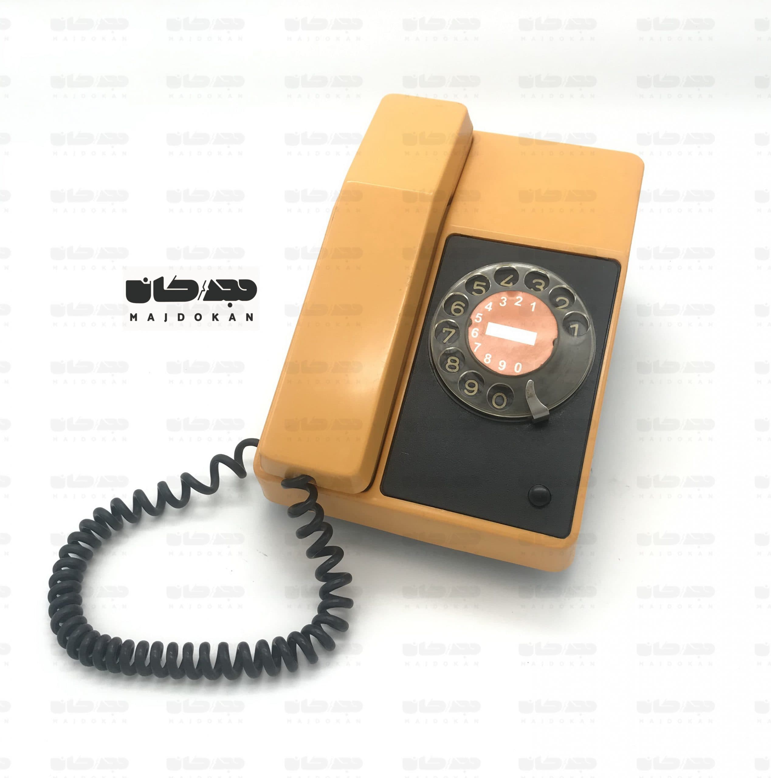 تلفن آلمانی زرد رنگ – German Vintage Telephone — تصویر ۲