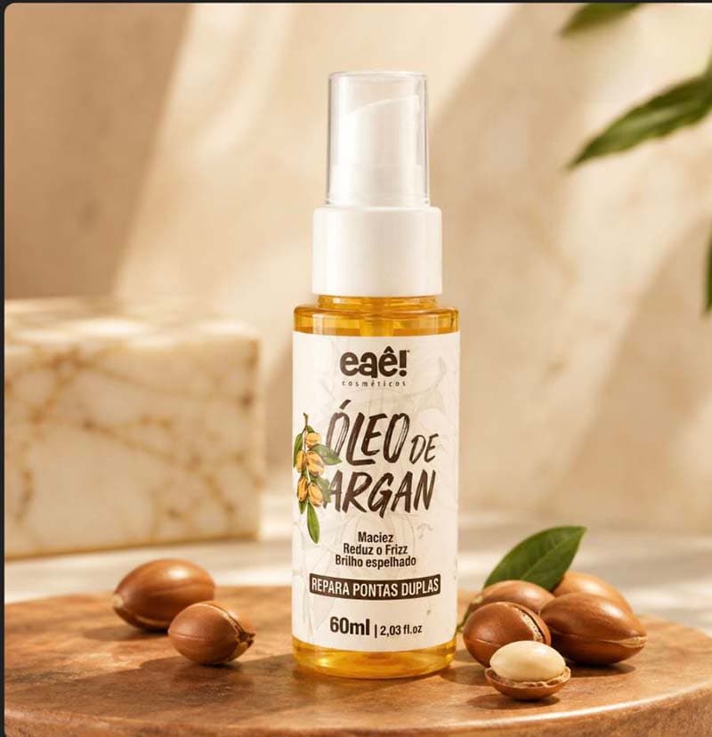 روغن آرگان eae برزیلی براقکننده و ضد وز (60 میل ) — تصویر ۲