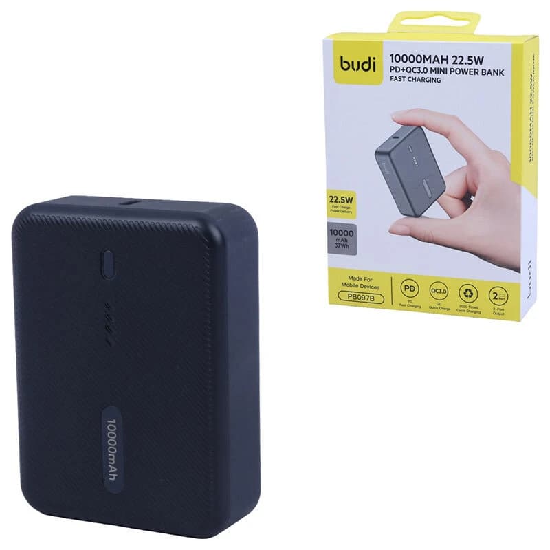 پاور بانک فست شارژ بودی PB097 PD QC3.0 22.5W ظرفیت 10000 میلی آمپر ساعت — تصویر ۹