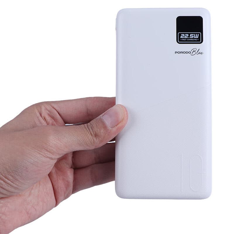 پاور بانک فست شارژ پرودو Blue PB053 22.5W ظرفیت 10000 میلی آمپر ساعت — تصویر ۷