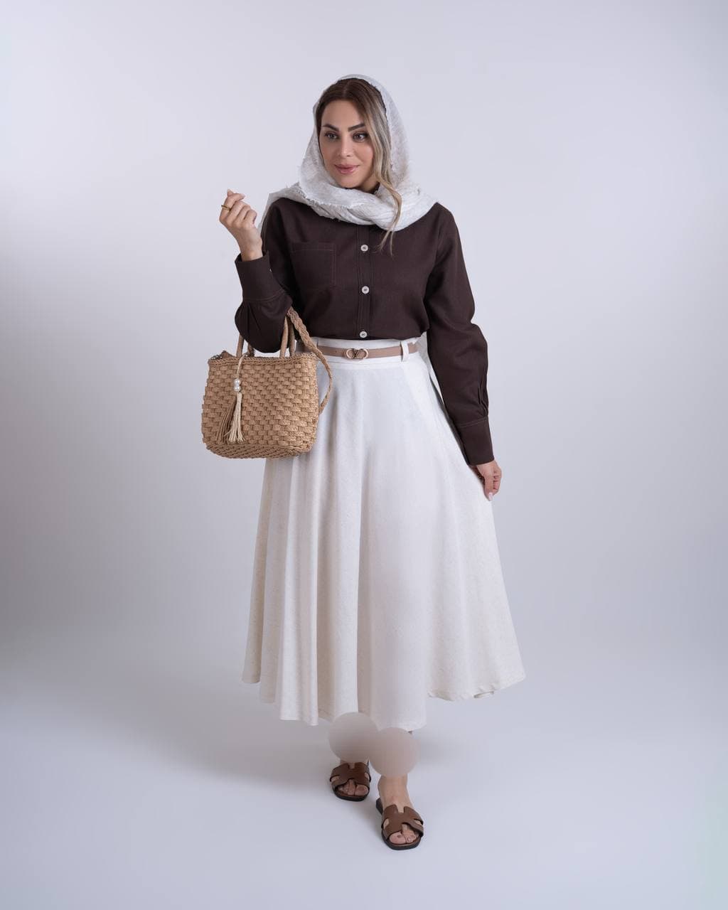 دامن لنین مدل Selin