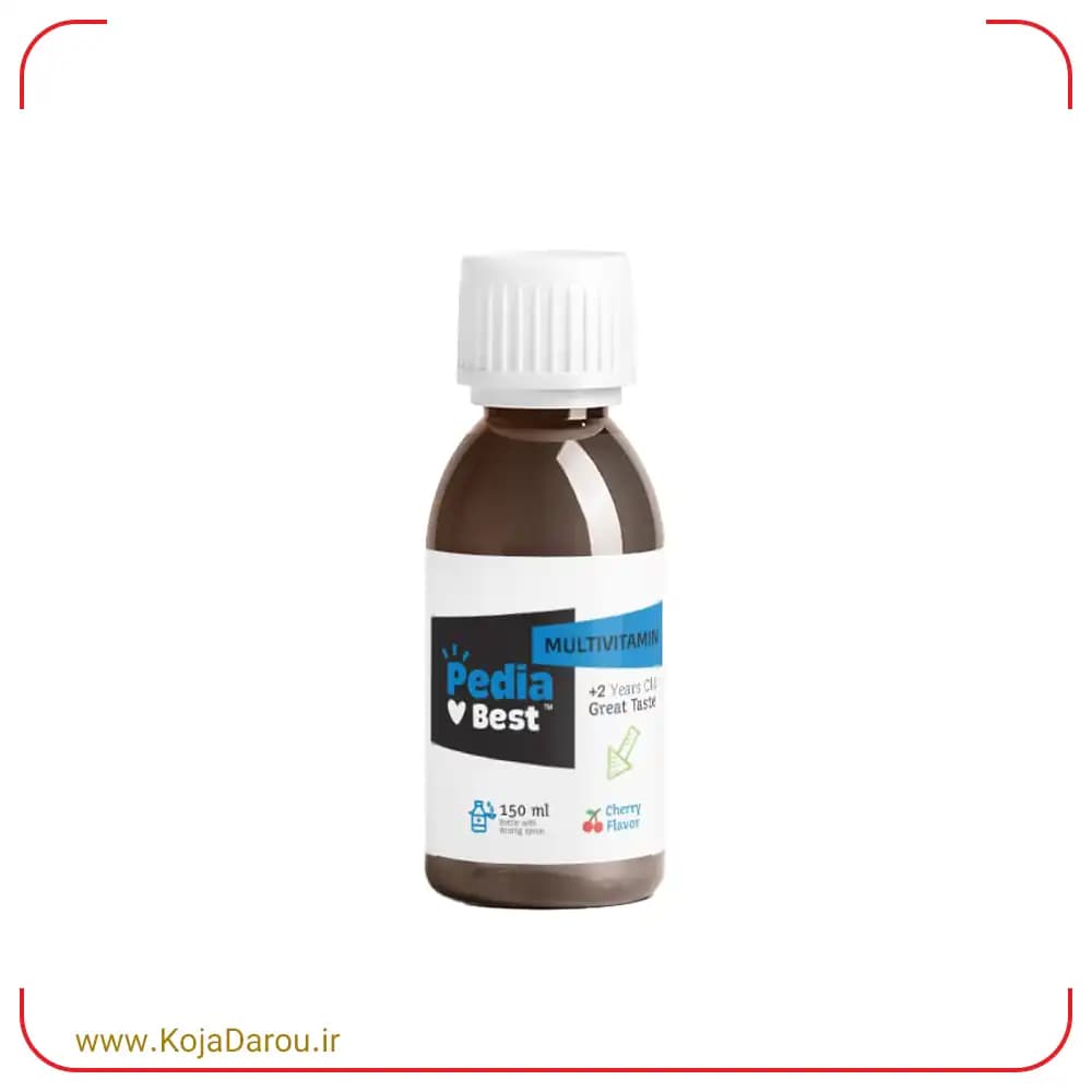 شربت مولتی ویتامین پدیابست با طعم پرتقال Pedia Best Multivitamin حجم 150 میلی لیتر — تصویر ۲