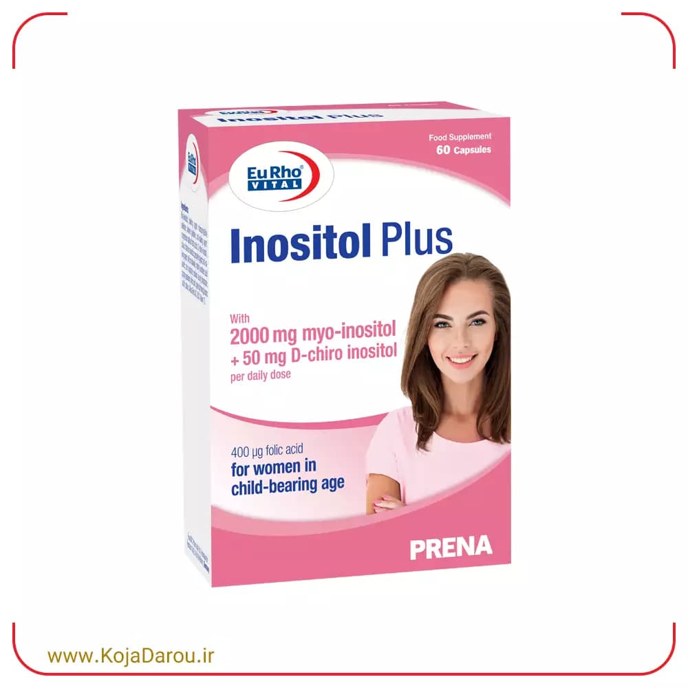 کپسول اینوزیتول پلاس یوروویتال Inositol Plus بسته 60 عددی — تصویر ۲