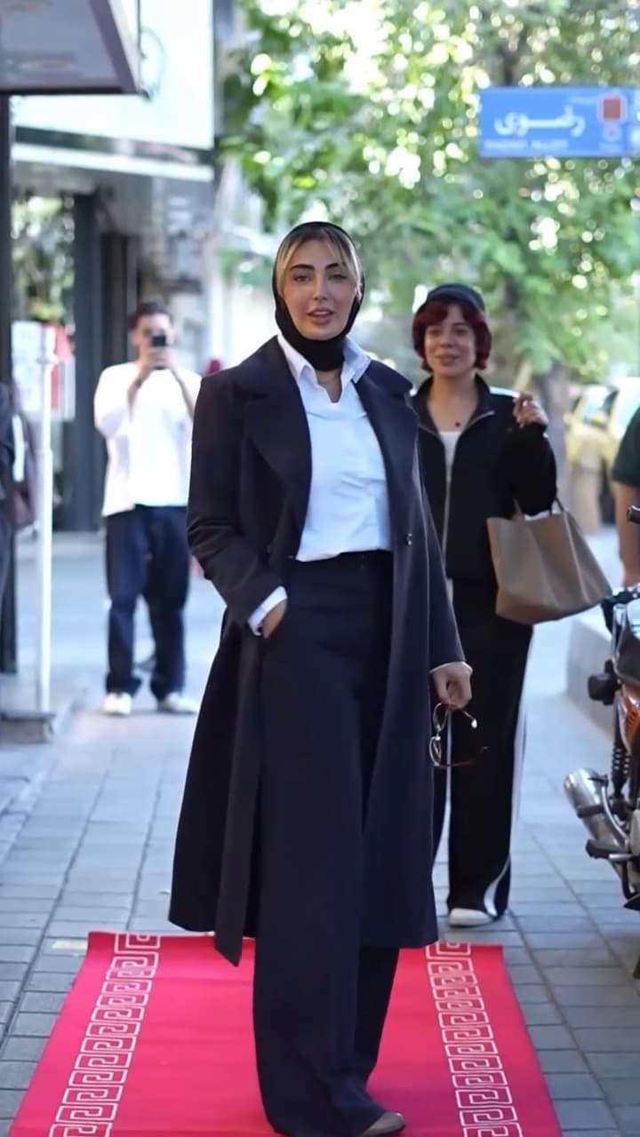 مانتو شلوار زنانه مدل هنگامه — تصویر ۳