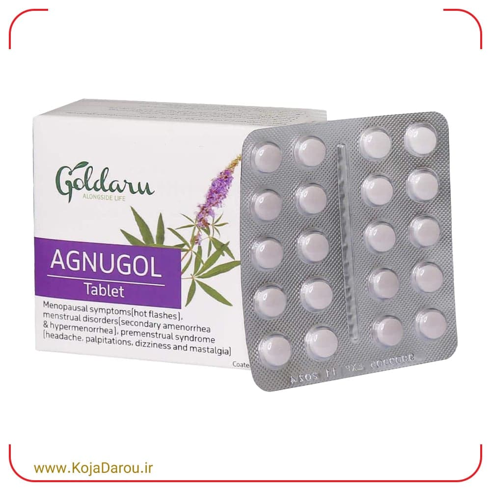 قرص آگنوگل گل دارو Agnugol بسته 100 عددی