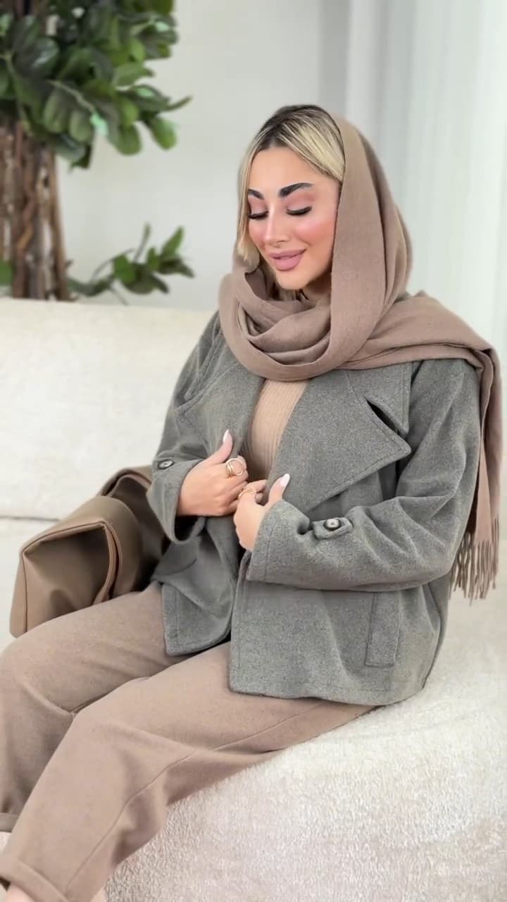 پالتو و شلوار زنانه مدل دیلی — تصویر ۴