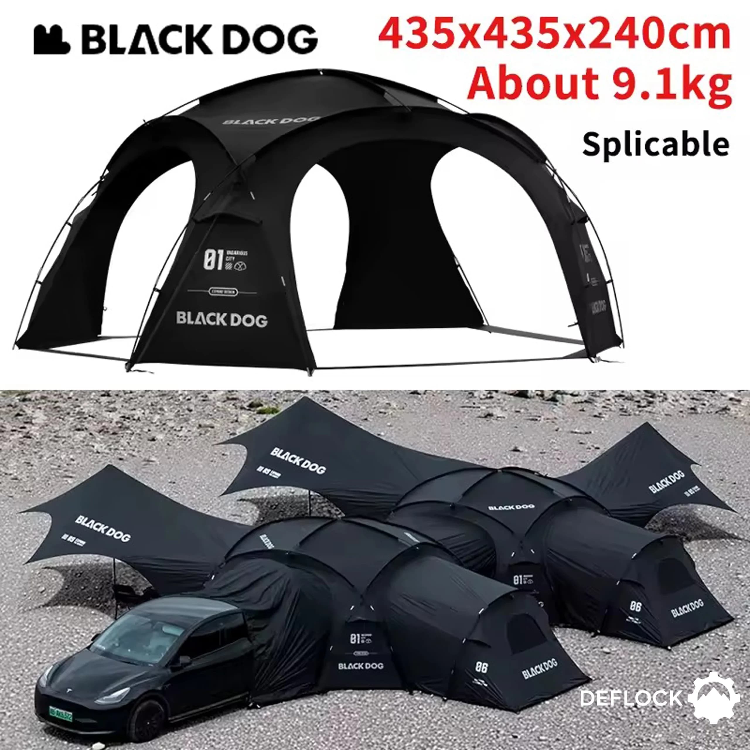 سایه بان گنبدی بلک داگ CBD2550WS010 Blackdog — تصویر ۵