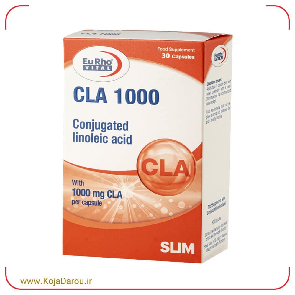 کپسول سی ال ای 1000 یوروویتال CLA بسته 30 عددی