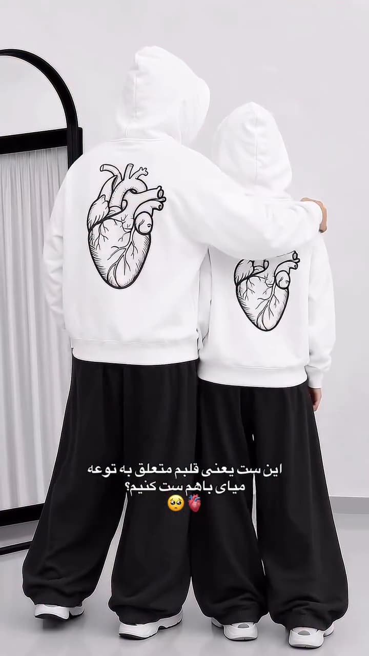 هودی مردانه مدل قلب — تصویر ۲