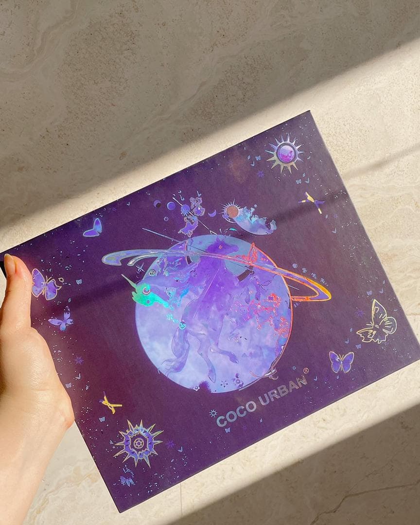 پلت سایه بزرگ ۶۳ رنگ coco urban — تصویر ۲