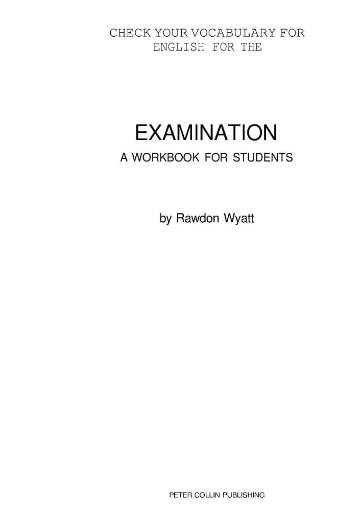 کتاب Check Your English Vocabulary for IELTS (واژگان انگلیسی خود را برای آیلتس بسنجید) نسخه انگلیسی PDF | Rawdon Wyatt