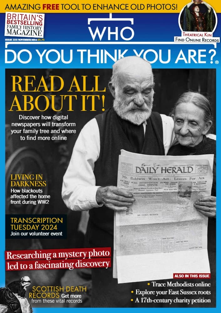 کتاب Who Do You Think You Are November 2024 (فکر می‌کنی کی هستی نوامبر 2024) نسخه انگلیسی PDF | نامشخص