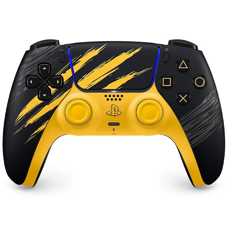 دسته بازی PS5 دوال‌سنس – لیمیتد ادیشن طرح Wolverine Battle Yellow