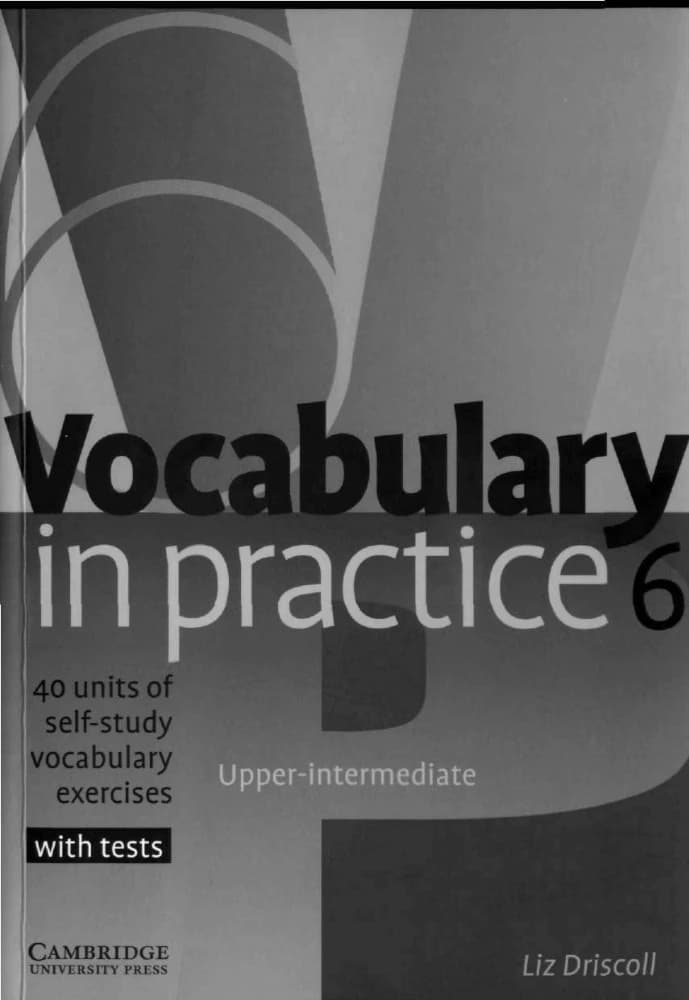 کتاب Vocabulary in Practice Book 6 Upper-Intermediate (تمرین واژگان کتاب 6 سطح فوق‌متوسط) نسخه انگلیسی PDF | Glennis Pye
