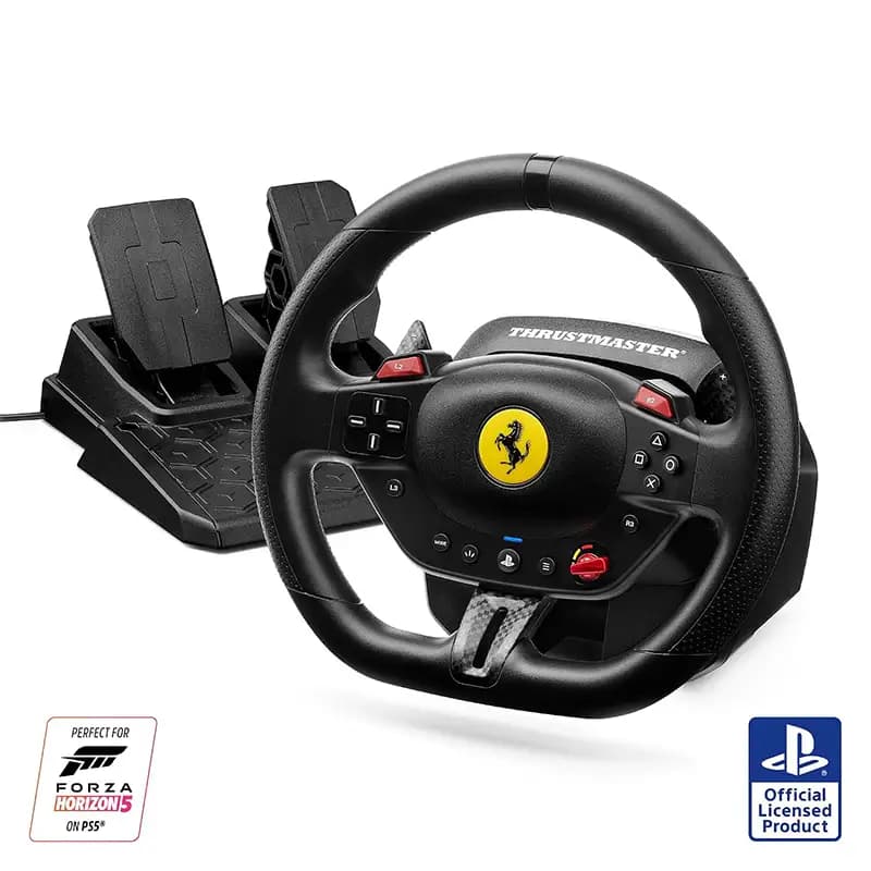 فرمان و پدال بازی تراست ماستر T98 Ferrari 296 GTB