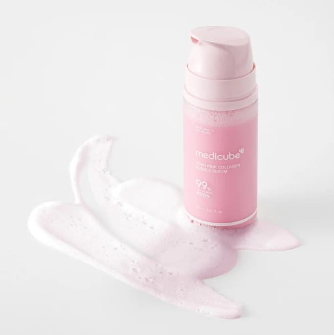 سرم حبابی مدیکیوب PDRN Pink Collagen Bubble Serum — تصویر ۳