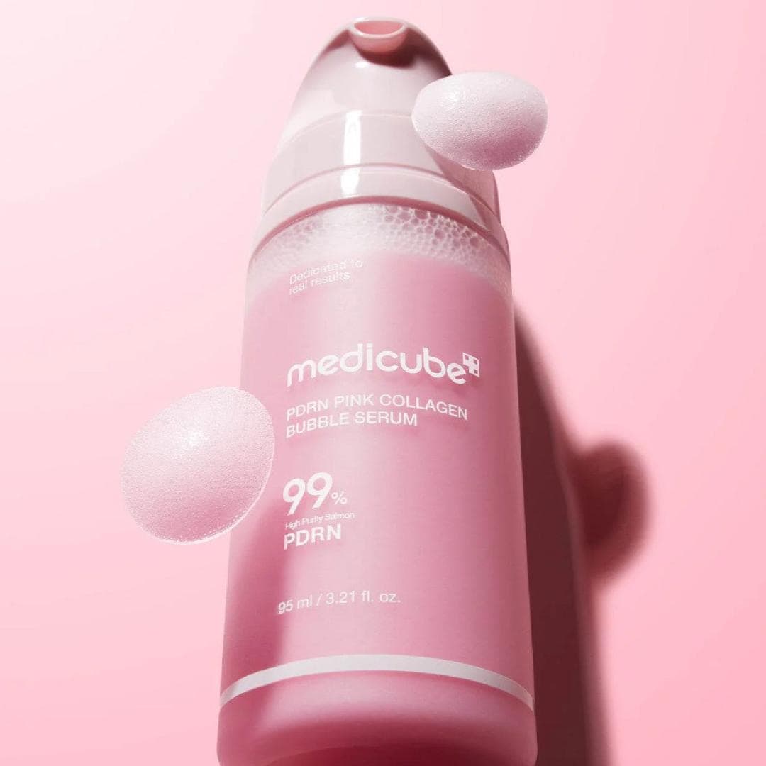 سرم حبابی مدیکیوب PDRN Pink Collagen Bubble Serum — تصویر ۲