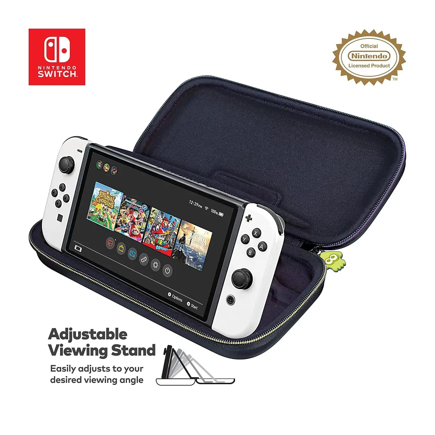 کیف محافظ و حمل نینتندو سویچ طرح Splatoon 3 — تصویر ۶