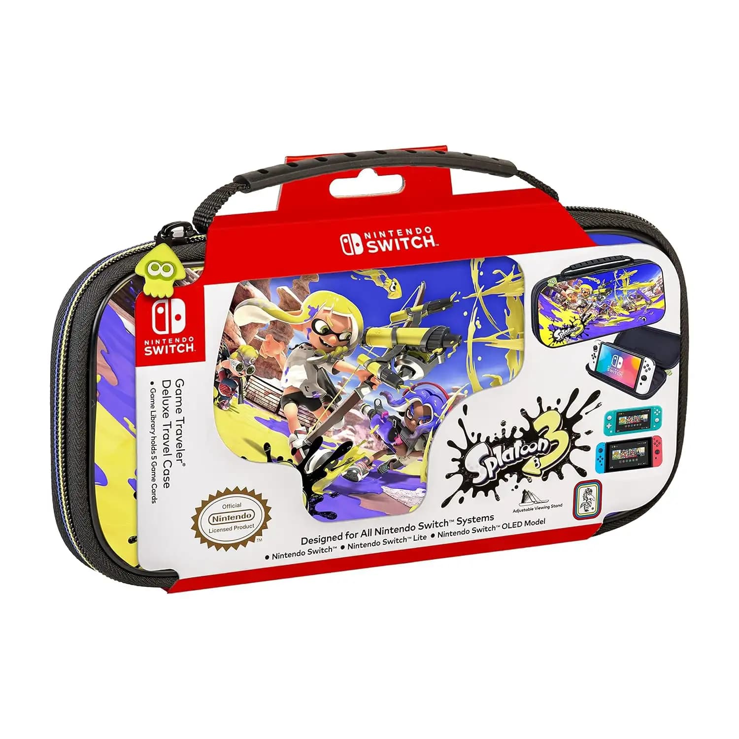 کیف محافظ و حمل نینتندو سویچ طرح Splatoon 3 — تصویر ۲