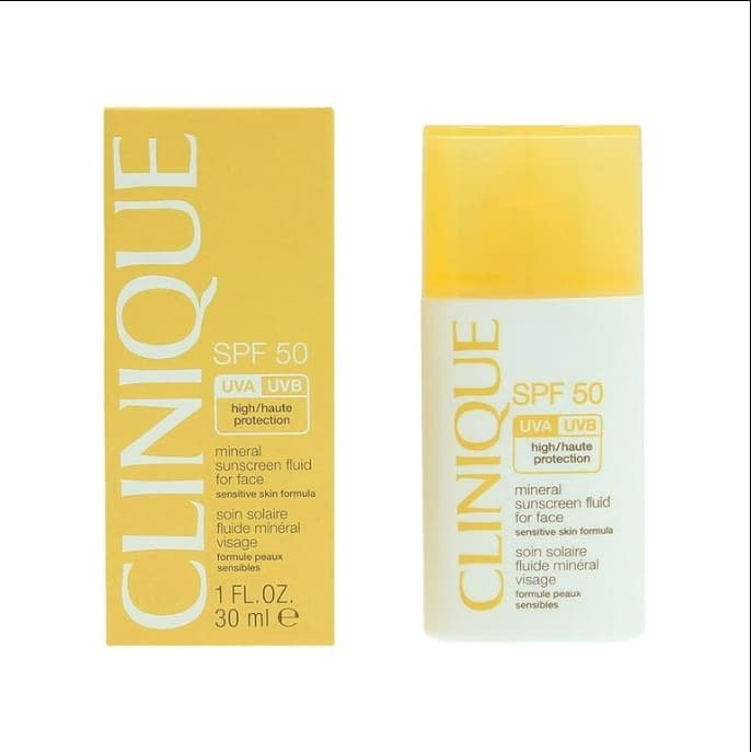 فلوئید ضد آفتاب کلینیک مدل Mineral SPF 50 حجم 30 میلی‌لیتر اصل