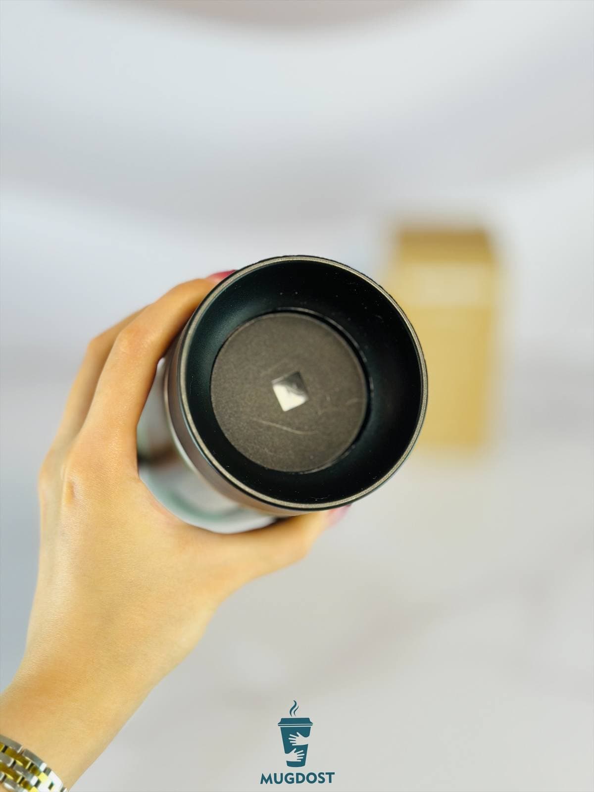 تراول ماگ نسپرسو سبز تیره Nespresso nomad — تصویر ۴
