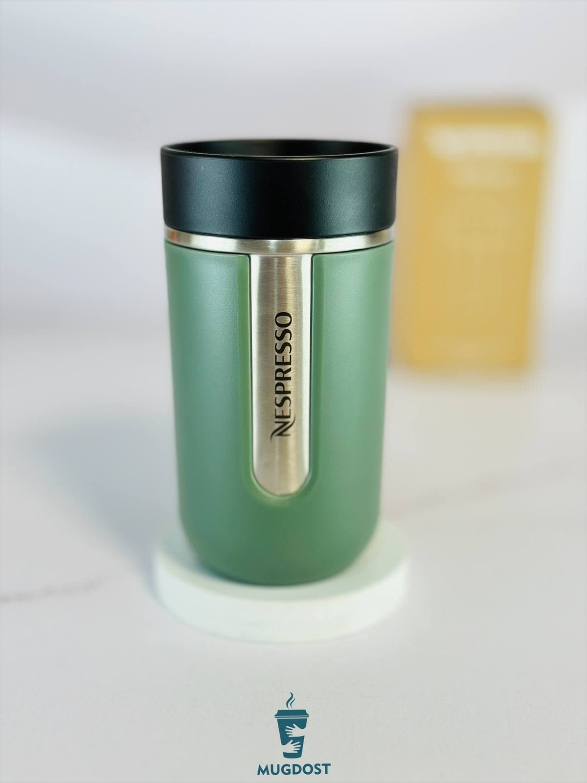 تراول ماگ نسپرسو سبز تیره Nespresso nomad