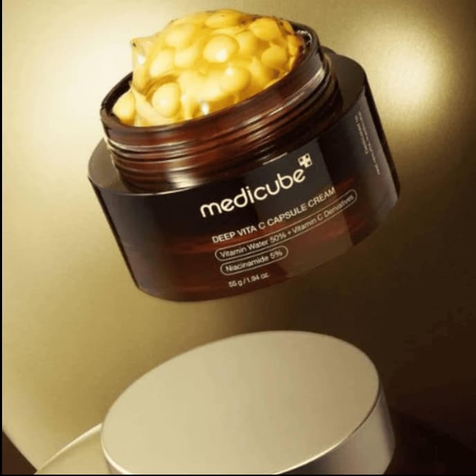 کرم کپسولی ویتامین C مدیکیوب Deep Vita C Capsule Cream اصل — تصویر ۳
