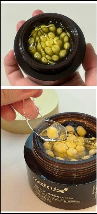 کرم کپسولی ویتامین C مدیکیوب Deep Vita C Capsule Cream اصل — تصویر ۴