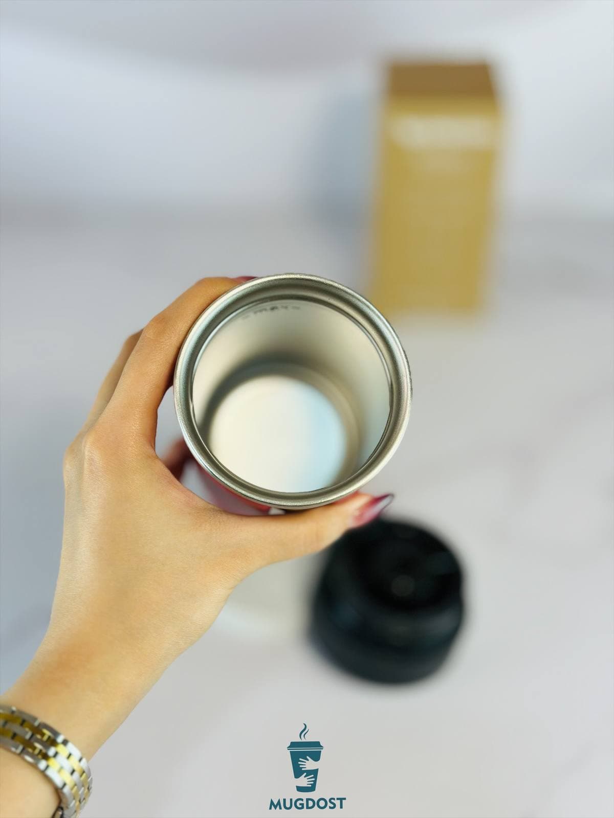 تراول ماگ نسپرسو زرشکی Nespresso nomad — تصویر ۳
